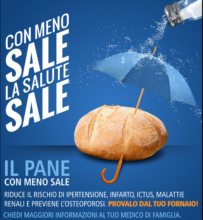 Con meno sale la salute sale Con meno sale la salute sale
